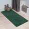 Hastings Home 100-percent Cotton Bathmat 24x60 Long Bathroom Runner, Reversible, Soft, Absorbent, Rug, Green 418549YSC - alternate 1